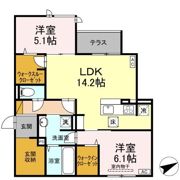 D's LIEN (ディ-ズリアン) Cの間取り画像