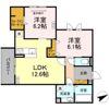 D's LIEN (ディ-ズリアン) Cの間取り画像