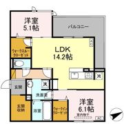 D's LIEN (ディ-ズリアン) Cの間取り画像