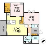 D's LIEN (ディ-ズリアン) Cの間取り画像
