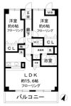 ゼファーシャン・ティオン蘇我弐番館の間取り画像