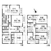 北野台1丁目戸建ての間取り画像