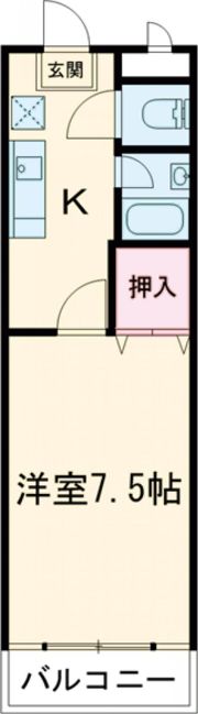 アルテ大在の間取り画像