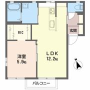 ディアス杉山 Bの間取り画像