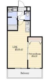 シェリル加古川の間取り画像