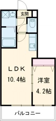 シェリル加古川の間取り画像