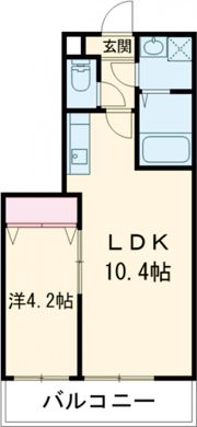 シェリル加古川の間取り画像