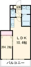 シェリル加古川の間取り画像