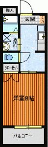 キャンパスメゾンⅡの間取り画像