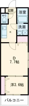 アプローズ加古川の間取り画像