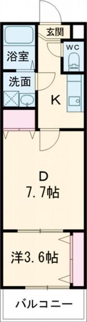 アプローズ加古川の間取り画像