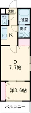 アプローズ加古川の間取り画像