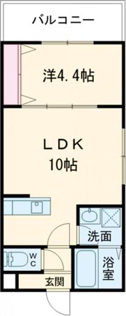 アプローズ加古川の間取り画像