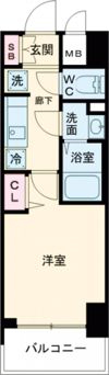 プレサンス THE 神戸の間取り画像