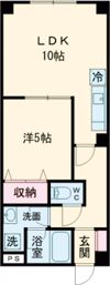 アールズコート桔梗の間取り画像