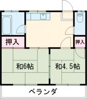 三池コーポの間取り画像
