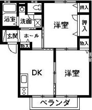 フォンテコートの間取り画像