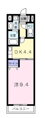 マンション太陽の間取り画像