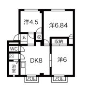 ソフィア Bの間取り画像
