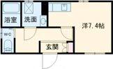Fleur若菜町の間取り画像