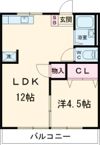 メゾンいしかわの間取り画像