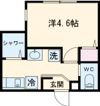 クレセント河辺の間取り画像
