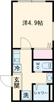 クレセント河辺の間取り画像