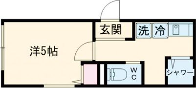 クレセント河辺の間取り画像