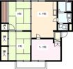 グリーンタウンへさか Bの間取り画像