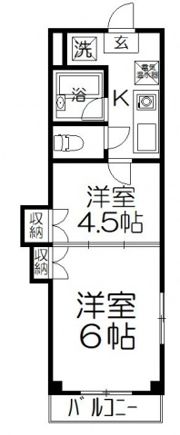 レジデンスカープ大宮の間取り画像