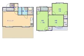上座テラスハウス 270の間取り画像