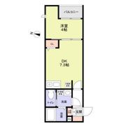 Azure Tokiwadaira(アジュール常盤平)の間取り画像