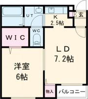 Contrail高台(コントレイル高台)の間取り画像