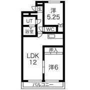 パレス水南の間取り画像