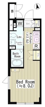 Centenario市谷二十騎町の間取り画像