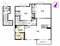 シャーメゾン牧山の間取り画像
