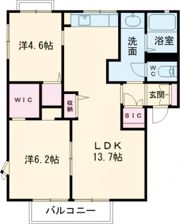 ブルーテの丘 D棟の間取り画像