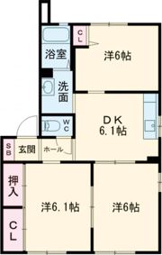 バリュージュ横田の間取り画像
