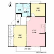 クレール福井 B棟の間取り画像