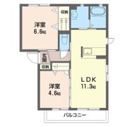 シャーメゾンAの間取り画像