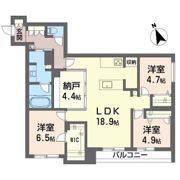 ピノ・グリナージュの間取り画像