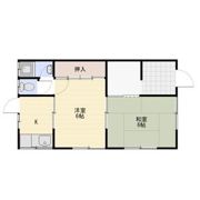 高屋町旭210・211借家の間取り画像