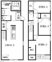 Tヒルズの間取り画像