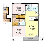 Le Lien Akane Northの間取り画像