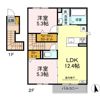 Le Lien Akane Northの間取り画像