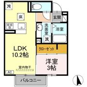 Le Lien Akane Southの間取り画像