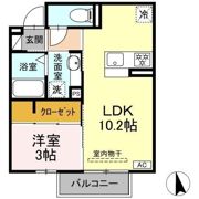 Le Lien Akane Southの間取り画像