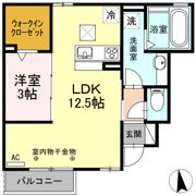 RESIDENCE高茶屋 A棟の間取り画像