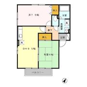 セジュールマイン A棟の間取り画像