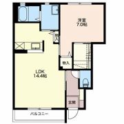 シャルマン小杉 Aの間取り画像